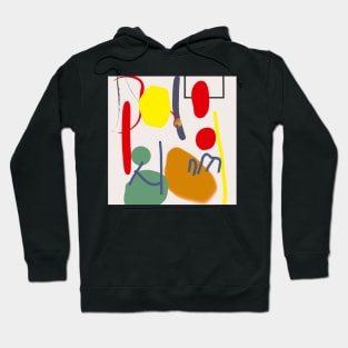 Cat Detaching an Idea - abstract art Hoodie